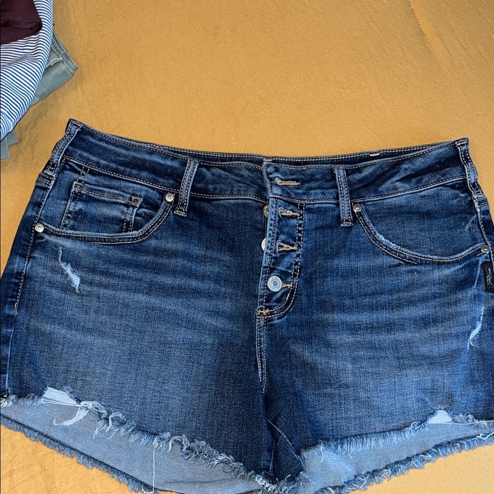 Silver Jean Co.Denim Blue Women's Shorts